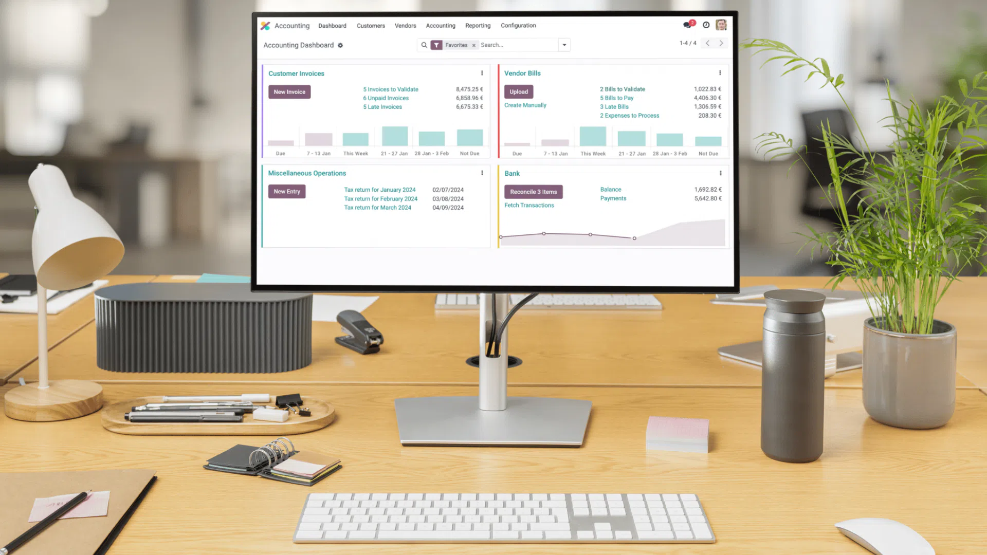 Odoo ERP Customization supporting visual
